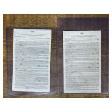 (2) 1915 J.I. Case Threshing Machine Co. Dealer's Commission Agreements