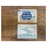 (2) Harrison Machine Works Belleville Threshing Machinery Catalogs