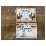 (2) Harrison Machine Works Belleville Threshing Machinery Catalogs