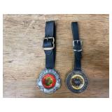 (2) Litchfield + Geo. B. Miller & Son Co. Watch Fobs