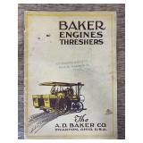 A.D. Baker Co. Engines Threshers Catalog