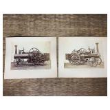(2) Geiser + Peerless Steam Engine Photos