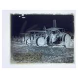 1919 Case + Twin City Tractors Glass Negative