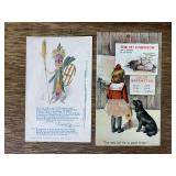 (2) IHC Trade Card + Postcard