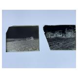 (2) Steam Engine Glass Negatives