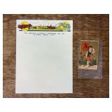 (2) Advance-Rumely Thresher Co. Stationary and Trade Card