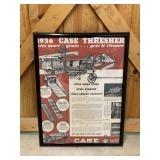 1936 J.I. Case Co. Case Thresher Poster