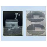 (2) 1911 Windmill Glass Negatives