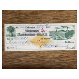 1878 McCormick Reapers Check