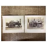(2) Geiser Peerless Steam Engine Photos