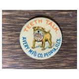 Avery Mfg. Co. Teeth Talk Button