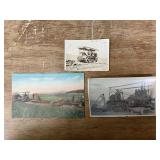 (3) Holt + Caterpillar Postcard and Photographs