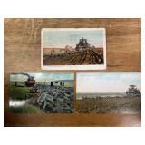 (3) Steam Engine Postcards