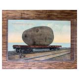Giant Potato on Train Car Postcard