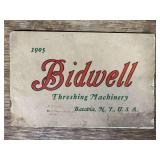 1905 Bidwell Threshing Machinery Catalog