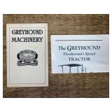 (2) Banting Mfg. Co. Greyhound Machinery Catalog + Sales Literature - Reprints