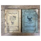 (2) Aultman & Taylor Machinery Co. Repair Price Lists