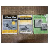 (3) IHC McCormick-Deering Implement Sales Literature
