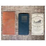 (3) Grand Detour, Appleton, Pattee Plow Co. Pocket Notebooks