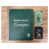 (3) Barber-Greene Conveyors Catalo, Morse Drill Guide, Pocket Notebook