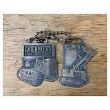 (2) Caterpillar Crawler Watch Fobs