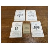 (5) IHC Tractor Manuals + Wico Magneto Manual