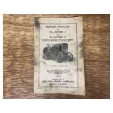 1925 Electric Wheel Co. AllWork Kerosene Tractors Repair Catalog