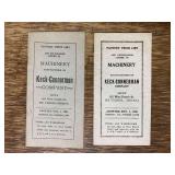 (2) Keck-Gonnerman Machinery Factory Price Lists