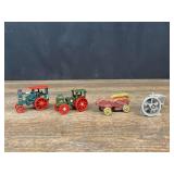 (4) Tractors, Thresher, Engine