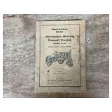 IHC McCormick-Deering Farmall F20 Tractor Manual