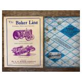 (2) A. D. Baker Co. Catalogs