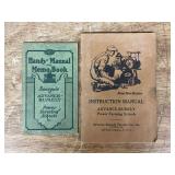 (2) Advance-Rumely Thresher Co. Power Farming School Manuals