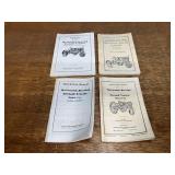 (4) IHC Farmall Tractor Manuals
