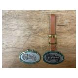 (2) Waterloo Gasoline Engine Co. Watch Fobs