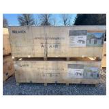 SDLANCH SDL4230TGMS 42 FT x 30 FT Triple Garage Metal Shed