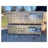 SDLANCH SDL4230TGMS 42 FT x 30 FT Triple Garage Metal Shed