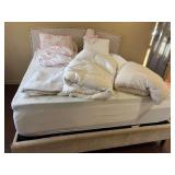 Full Size Bed with Bedding