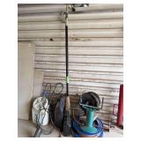 Hose Reels, Propane Torches, and Pole Saw