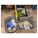 (4) Totes of Drywall & Painting Supplies