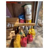 Assorted Fuel Cans & Buckets