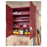 Wall Cabinet w/ Contents