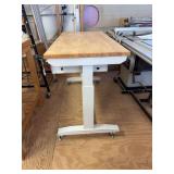 Huskey 52"x24" Adjustable Table w/ 2 Drawers
