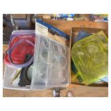 Assorted Screws, Glue, & Plastic Templates