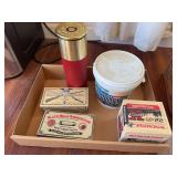 Assorted Ammunition and Cigar Humidor