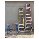 Saw Horses, Ladders, & Ladder Stabilizer