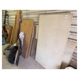 Assorted Sheet Rock & Lumber