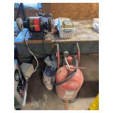 Bench Grinder & Sand Blaster