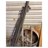 Large Metal Fan & Bedframe