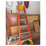 Ladder, Chain Saw Bars & Chains (10+), & Extension Cords