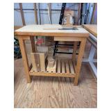 Outdoor Kitchen Prep Table with Drawer